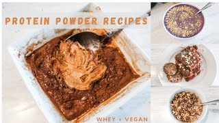 MY TOP 5 FAVORITE PROTEIN POWDER RECIPES [upl. by Link570]