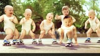 Baby dance in roller pub EVIAN and GANGNAMSTYLE [upl. by Maxi]