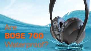 Are Bose 700 Headphones Waterproof [upl. by Aynnat185]