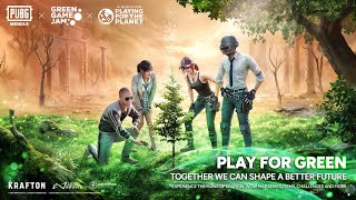 PUBG MOBILE  Play For Green  Official Trailer [upl. by Tamar]