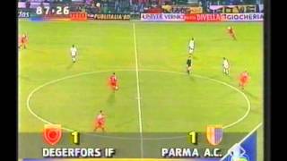 1993 September 14 Degerfors Sweden 1 Parma Italy 2 Cup Winners Cup [upl. by Loring]