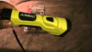 Dorcy 414750 180 lumen flashlight review cyber light [upl. by Utta407]