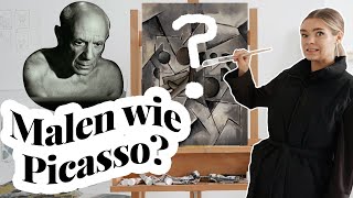 Ich male ein PICASSO Tutorial nach extrem schwer  ImJette [upl. by Aicelf481]