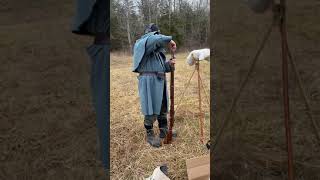 Loading and firing a Pritchett 550 cartridge [upl. by Pump]