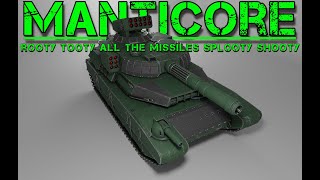 A Tankers View Of The Manticore Battletech And Heavy Metal Lore [upl. by Sined]