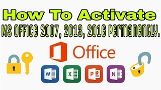 How to Activate MS Office 2007 2013 2016 Permanently  Computer Tips [upl. by Philomena714]