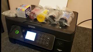 XP4105 SUBLIMATION SETUP WITH CHIPLESS FIRMWARE CHEAP AND EASY [upl. by Aronoff]