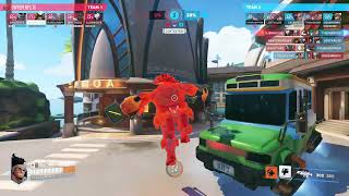 Pharah Team Kill by BANANAMAN — Overwatch 2 Replay 8JRPHC [upl. by Marela]