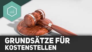 Grundsätze der Kostenstellenrechnung [upl. by Alikee]