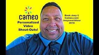 Joeys World Tour Video ShoutOuts at Cameo [upl. by Wheelwright268]