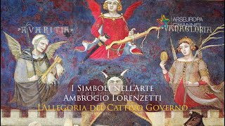 Allegoria del Cattivo Governo  Ambrogio Lorenzetti  I SIMBOLI NELLARTE [upl. by Nyladnek]