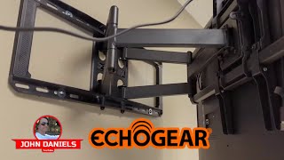 Review EchoGear TV Mount Full Motion Articulating Mount Best for Small and Large TVs [upl. by Iamhaj901]