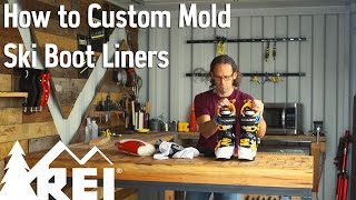 Skiing How to Custom Mold Ski Boot Liners [upl. by Horter363]