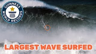 Largest Wave Surfed  Guinness World Records [upl. by Loredo]