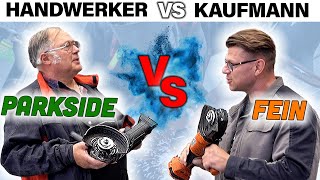 Wer macht das Rennen  Parkside vs Fein Winkelschleifer  Joachim VS Igor [upl. by Pallua475]