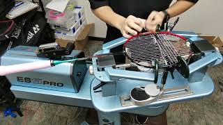 Badminton Stringing The Tai Tzu Ying Style ASMR relax [upl. by Eimoan]