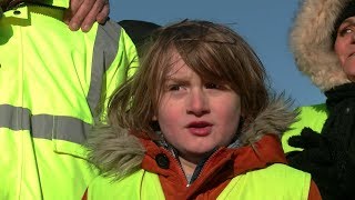 Le 24 janvier 2019 à 6 heures des gilets jaunes bloque Létablissement Monsanto à SaintAndiol [upl. by Sumetra126]