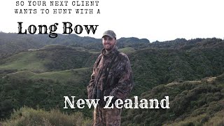 Red Stag With A Long Bow Guiding Stories From New Zealand 4K [upl. by Pepe456]