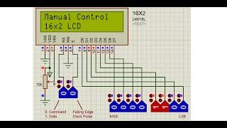 Alphanumeric LCD Manual Control [upl. by Hairahs]