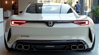 2025 Honda Civic Sleek Design Advanced Tech and Unmatched Performance [upl. by Miarzim]