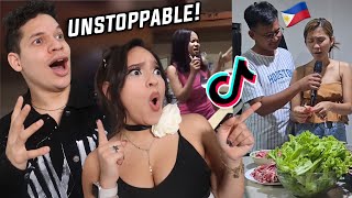 NOTHING gets in the way of a FILIPINO and SINGING Latinos react to Viral Singing while COOKING [upl. by Ylen444]