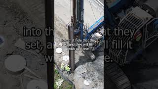 Drilled Shaft Slope Stabilization [upl. by Hsirt565]