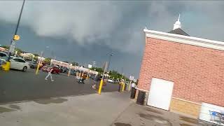 🌧 Rain Clouds in a Periwinkle Blue Sky Over Walmart on Dewey Avenue in Greece New York September 9 [upl. by Nelyak]