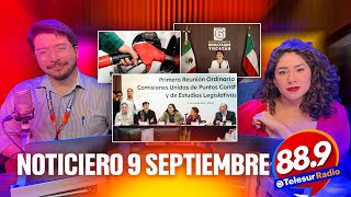 Aprueban reforma judicial en comisiones  María Fritz entrega el último informe  Subirá la gasolina [upl. by Aneryc]