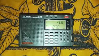 Tecsun pl 330 AM 1278 kHz Ukraine radio 📻 [upl. by Elcin]