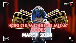 Roblox Music CodesIDs March 2024 WORKINGTESTED [upl. by Milman]