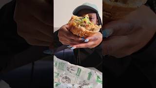 My all time favorite Subway order shortsvideos mukbang [upl. by Ahseined]