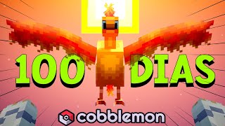 🔴100 DIAS en COBBLEMON🟡MINECRAFT  POKEMON [upl. by Notsrik]