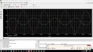 Inverting Operational Amplifier experiment in PSpice  Schematics [upl. by Halilad]