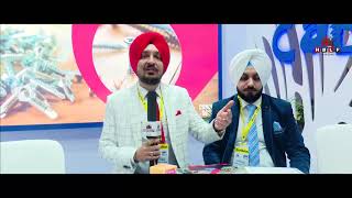 Testimonial of Mr Taj Buttar Buttar Steel Fasteners Amritsar who talks about the HBLF Show 2019 [upl. by Landa]