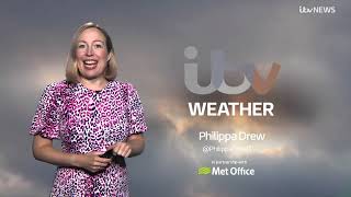 Philippa Drew  ITV Meridian Weather 27Aug2024 [upl. by Rivy]