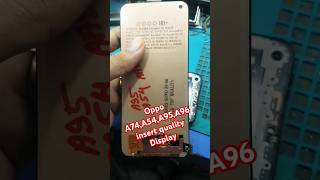 Oppo A74A54A95A96 insert quality Display displaychange tech displaysolution dhaka viralvideo [upl. by Bartie231]