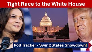 US Election 2024 Poll Tracker  Kamala Harris vs Donald Trump in a Tight White House Race [upl. by Aaberg]