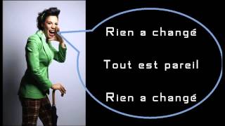 Zaho  Tout Est Pareil lyrics [upl. by Ginnie]