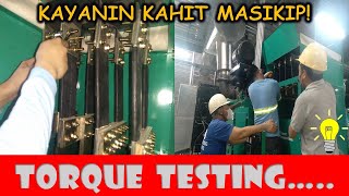 Bolt torque testing  Busduct to generator set busbar connection [upl. by Aivyls356]