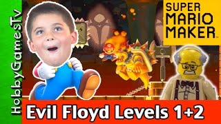 EVIL HobbyGuy  Bounce It Up NEW Mario Maker Levels HobbyPig Plays with Lego Floyd HobbyGamesTV [upl. by Atteiluj25]