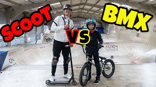 Pro Scooter vs Pro BMX INSANE [upl. by Teresina]