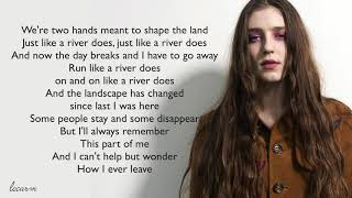 Birdy  Just Like A River Does Lyrics Video [upl. by Nancy]