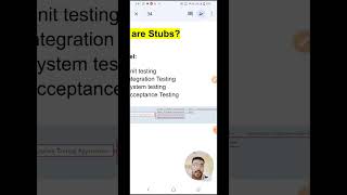 What are Stubs l 1 min  Software Testing Shorts 69 [upl. by Sivrep985]