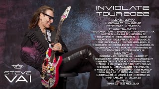 Steve Vai INVIOLATE US Tour 2022 [upl. by Gan]