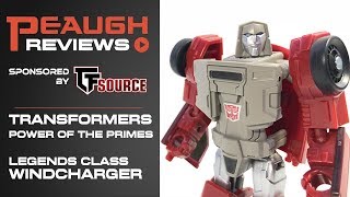 Video Review Transformers Power of the Primes  Legends Class WINDCHARGER [upl. by Marcell]