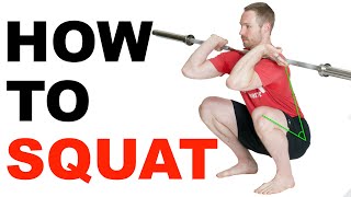 How To Perform A PERFECT Squat [upl. by Sekoorb469]