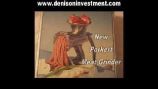 New Porkert Meat Grinder 8 denisoninvestmentcom [upl. by Ailelc]