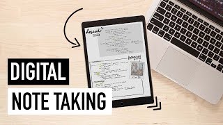 DIGITAL NOTE TAKING 101  GoodNotes  OneNote Tips for iPadLaptop [upl. by Rivard]