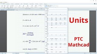 Mathcad Prime Tutorial  Units Demonstration [upl. by Nelleus94]