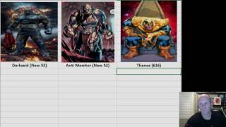 DC vs DC vs Marvel Darkseid vs Anti Monitor vs Thanos [upl. by Abeh]